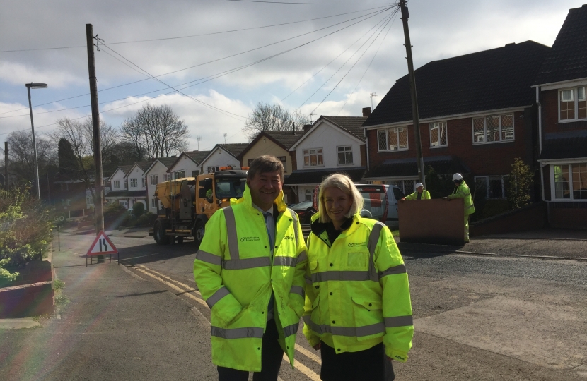 Amanda Milling MP & County Councillor Mark Deaville