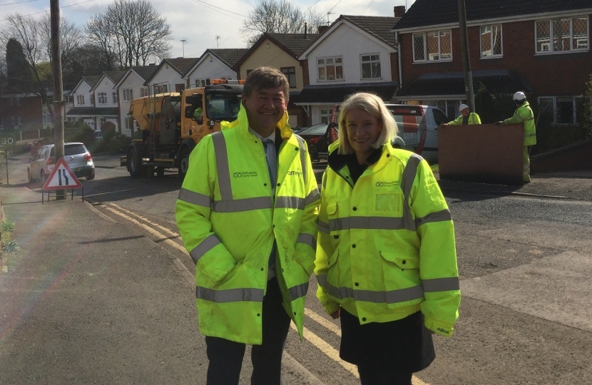 Amanda Milling MP & County Councillor Mark Deaville