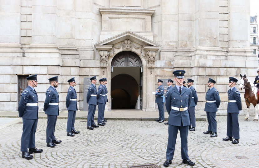 Service to mark the historic day that the British naval taskforce was dispatched to the Falklands. 