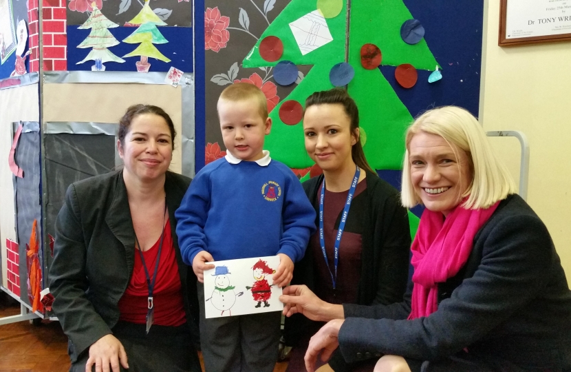 Cannock Chase MP Christmas Card competition design announced Amanda