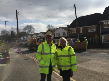 Amanda Milling MP & County Councillor Mark Deaville