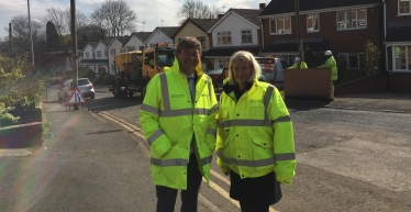 Amanda Milling MP & County Councillor Mark Deaville