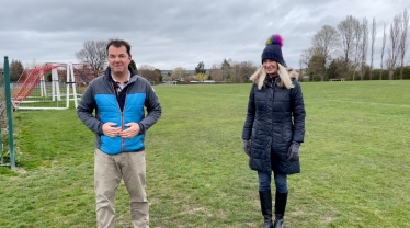 Amanda Milling MP with Guy Opperman MP who launched the tenforten challenge 